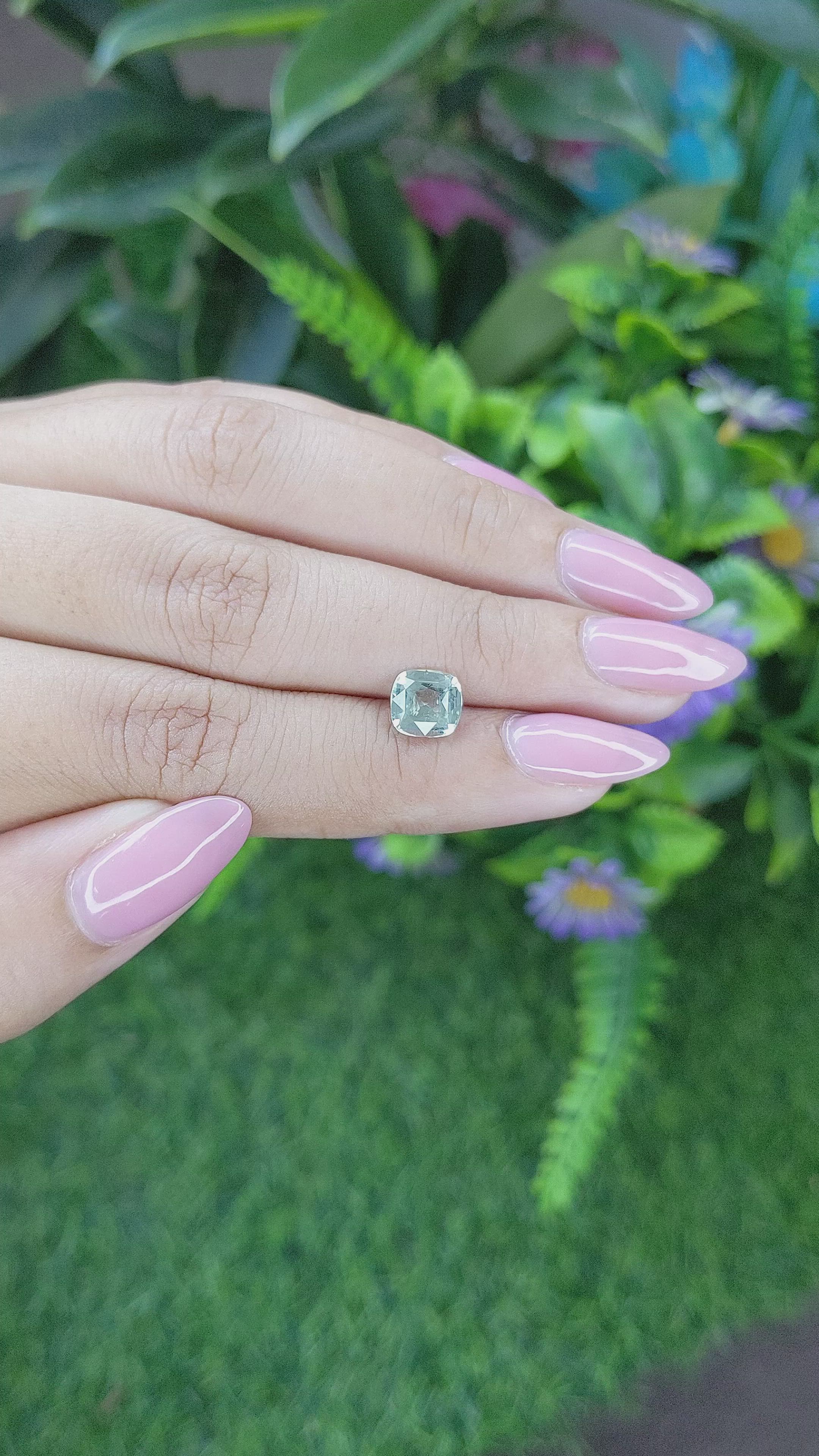 1.60 Ct. Chrysoberyl from Tanzania Size Video