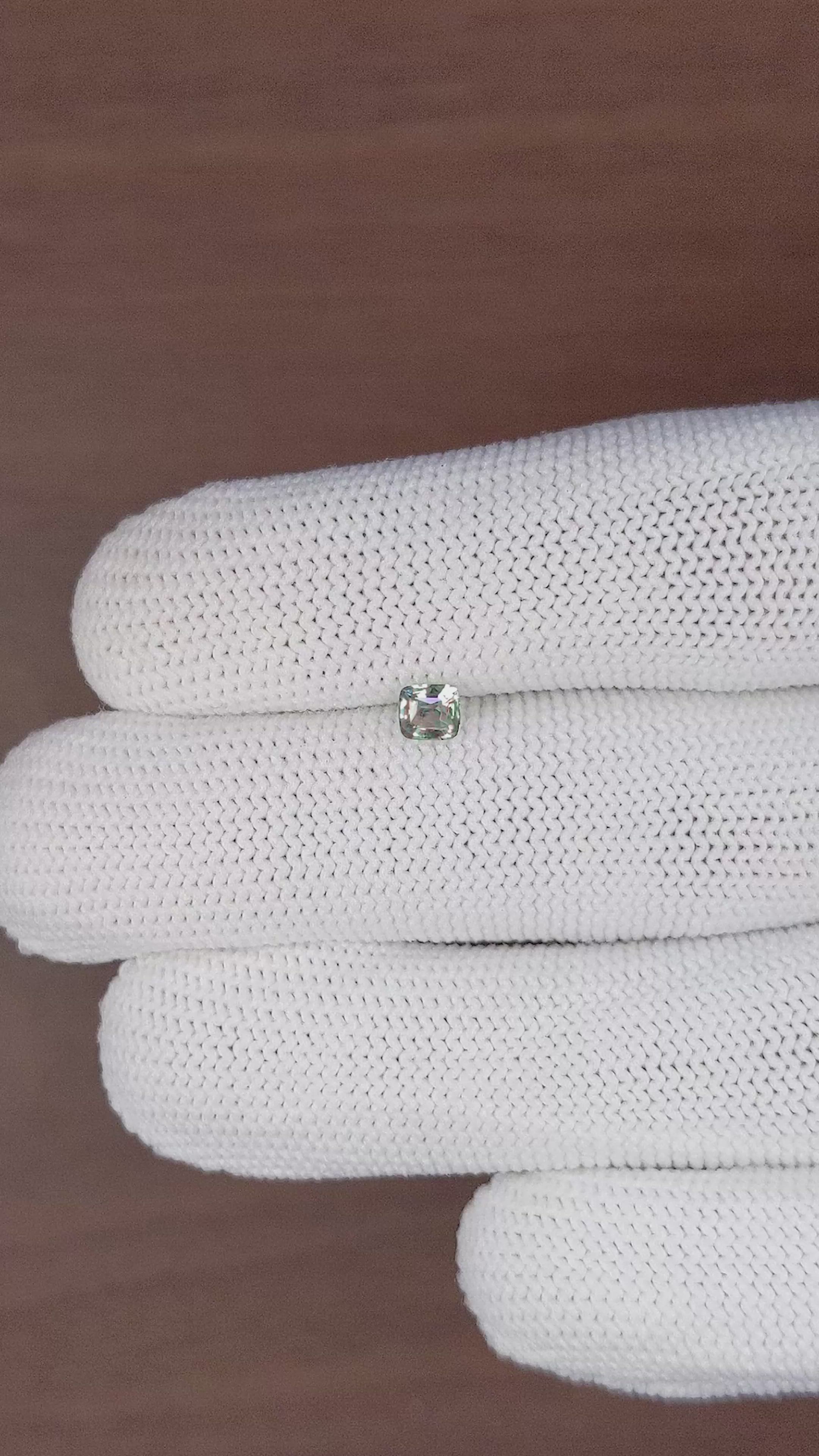 0.38 Ct. Alexandrite from Madagascar Size Video