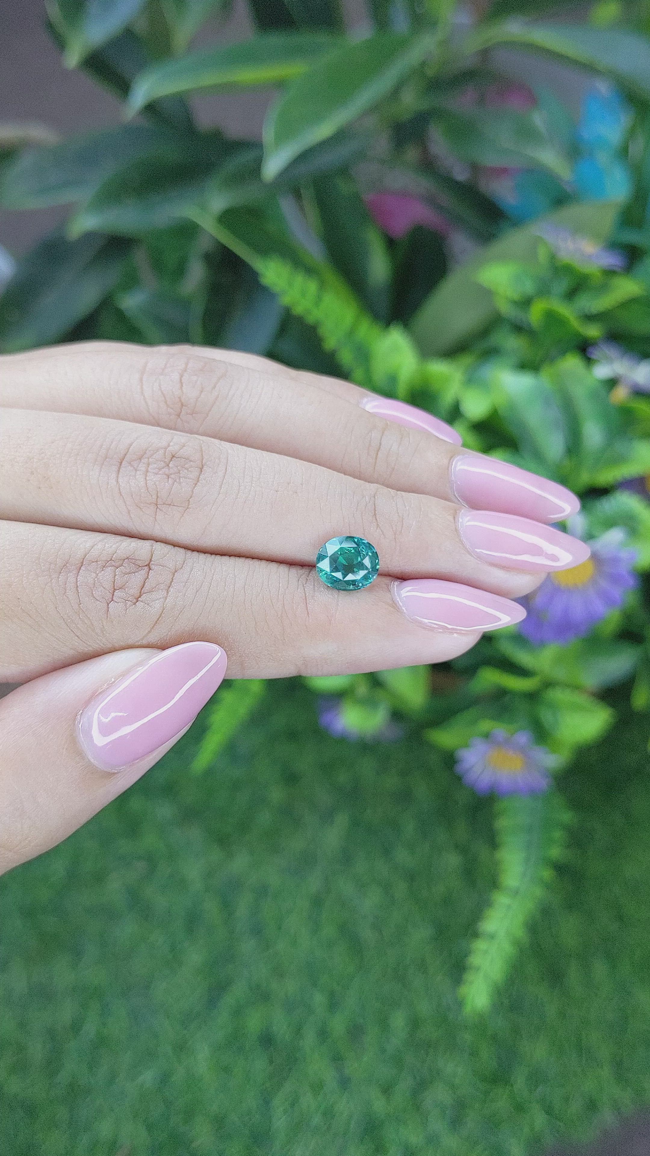 1.55 Ct. Grandidierite from Madagascar Size Video