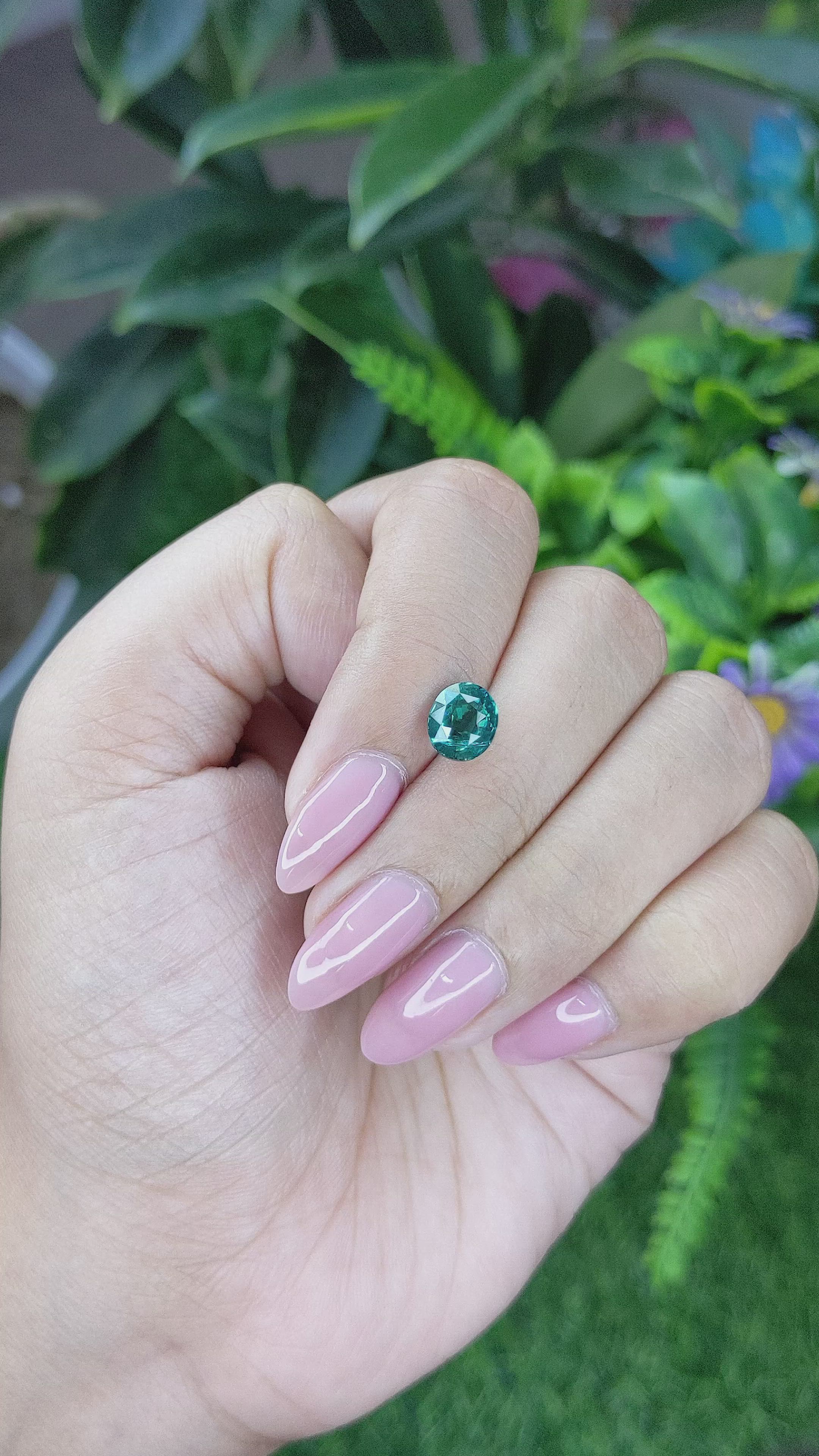 1.55 Ct. Grandidierite from Madagascar Size Video