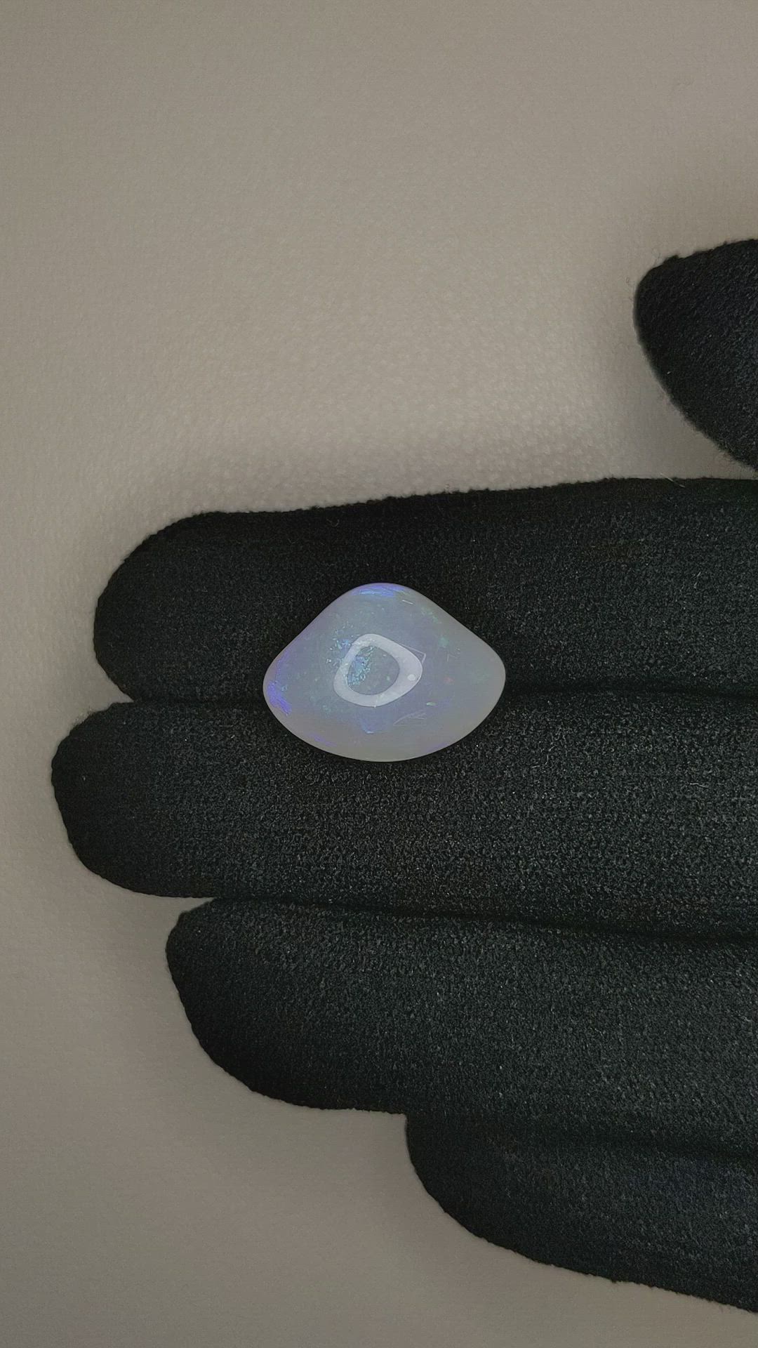 7.63 Ct. Cabochon Crystal/Jelly Opal from Australia Size Video
