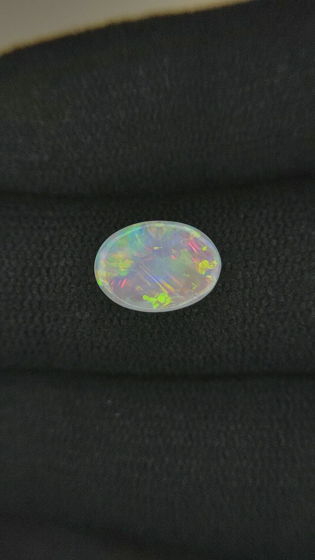 1.56 Ct. White Opal from Australia Size Video
