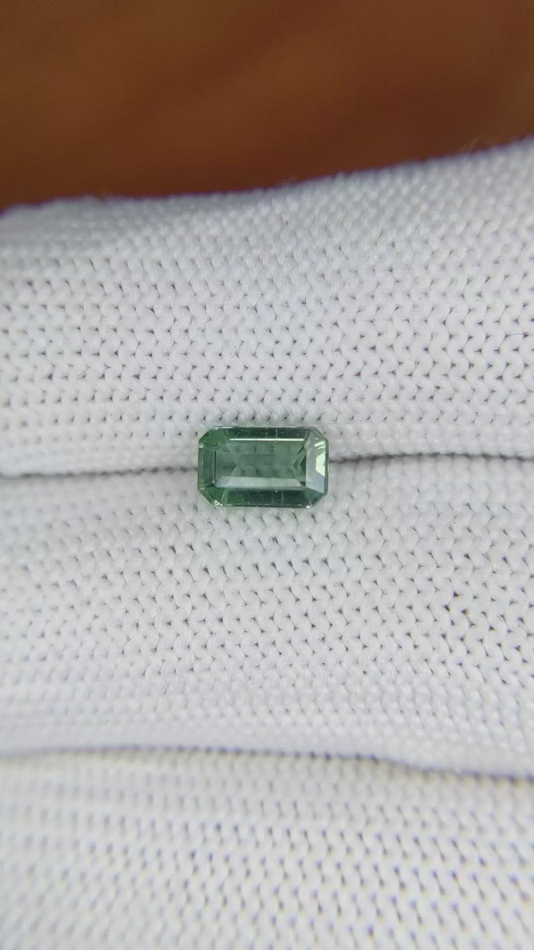 1.01 Ct. Prasiolite from Madagascar Size Video