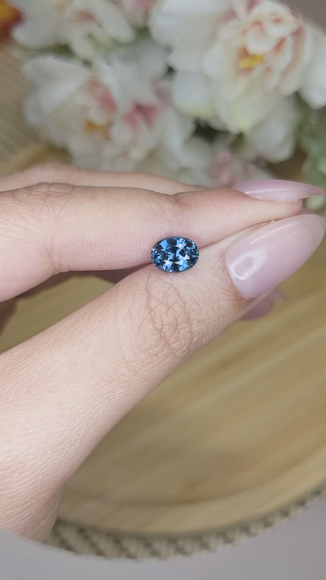 1.64 Ct. Spinel from Ceylon (Sri Lanka) Size Video