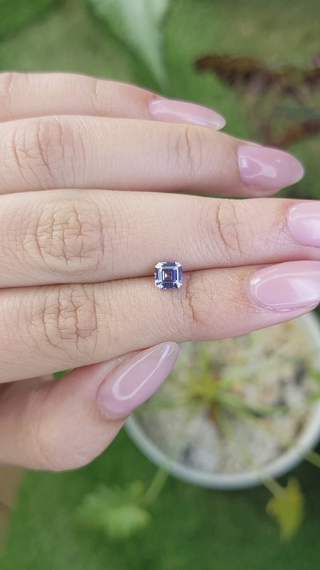 0.59 Ct. Spinel from Ceylon (Sri Lanka) Size Video