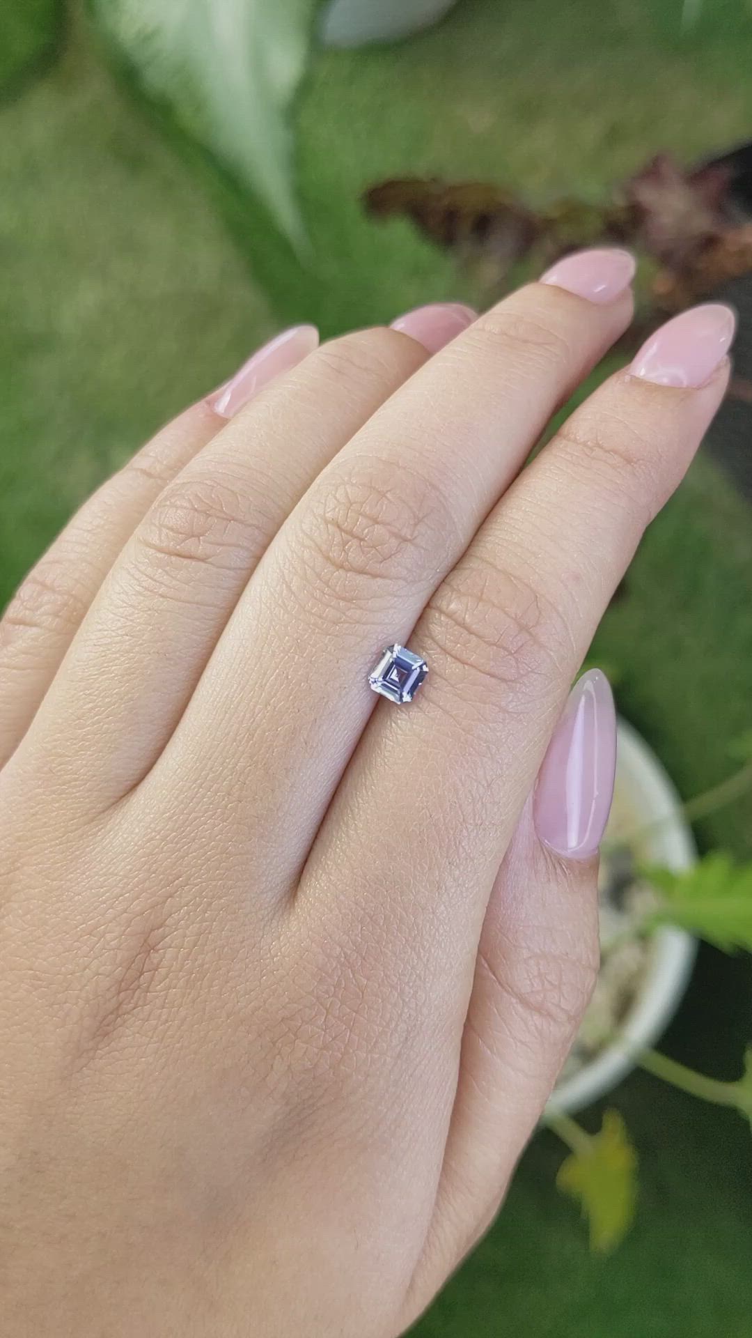 0.59 Ct. Spinel from Ceylon (Sri Lanka) Size Video