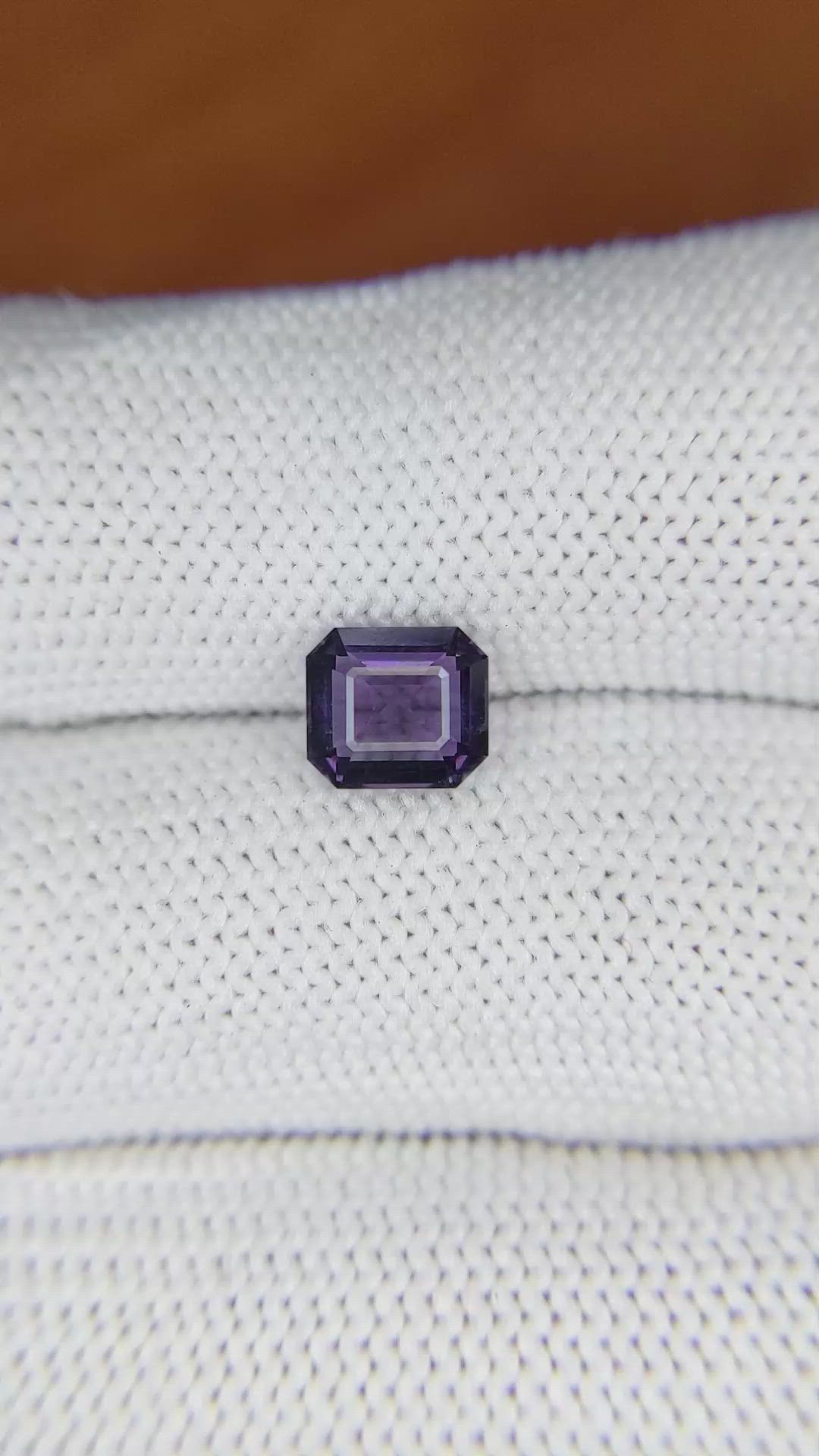 1.38 Ct. Spinel from Ceylon (Sri Lanka) Size Video