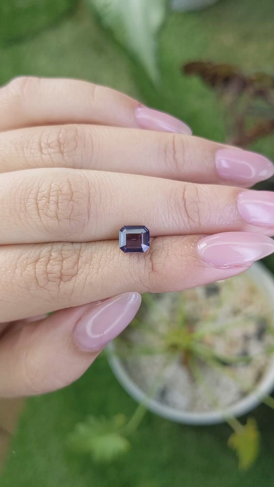 1.38 Ct. Spinel from Ceylon (Sri Lanka) Size Video