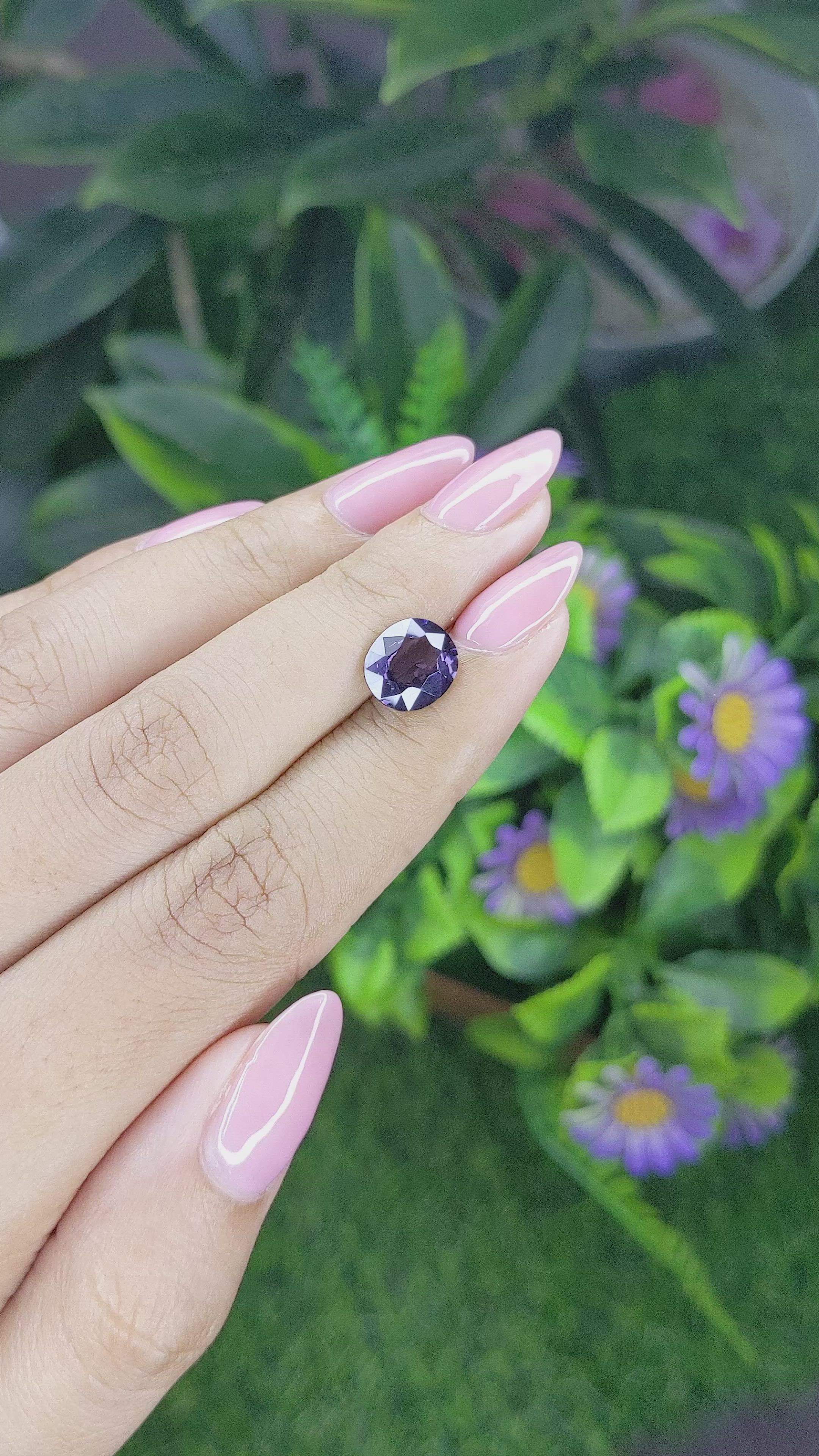 2.76 Ct. Spinel from Ceylon (Sri Lanka) Size Video