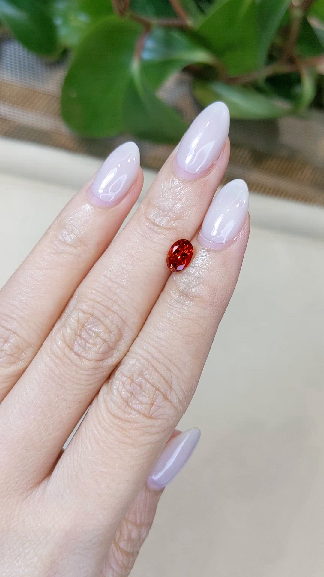 0.95 Ct. Red Spinel from Vietnam Size Video