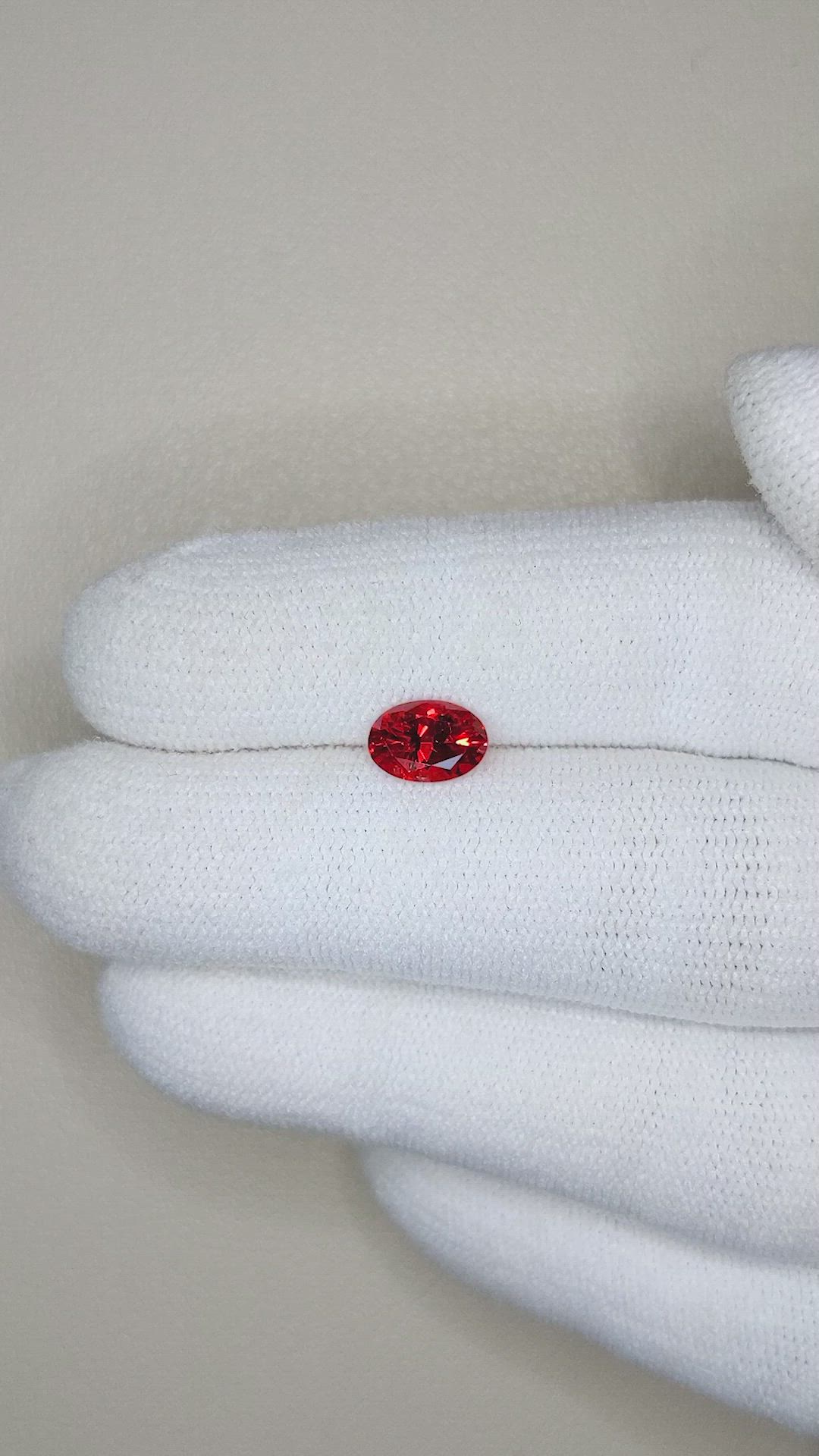 0.95 Ct. Spinel from Vietnam Size Video