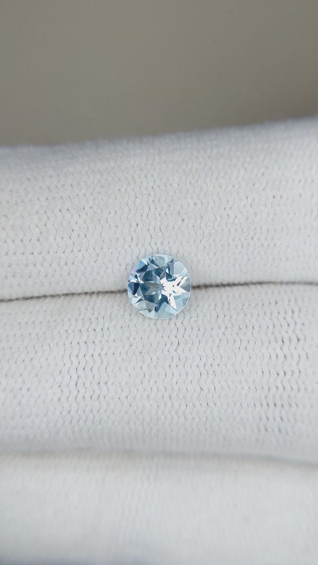 0.60 Ct. Aquamarine from Brazil Size Video