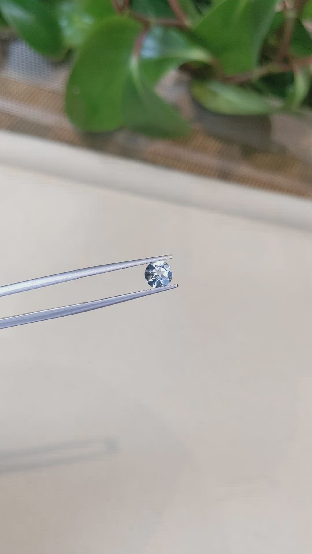 0.60 Ct. Aquamarine from Brazil Size Video