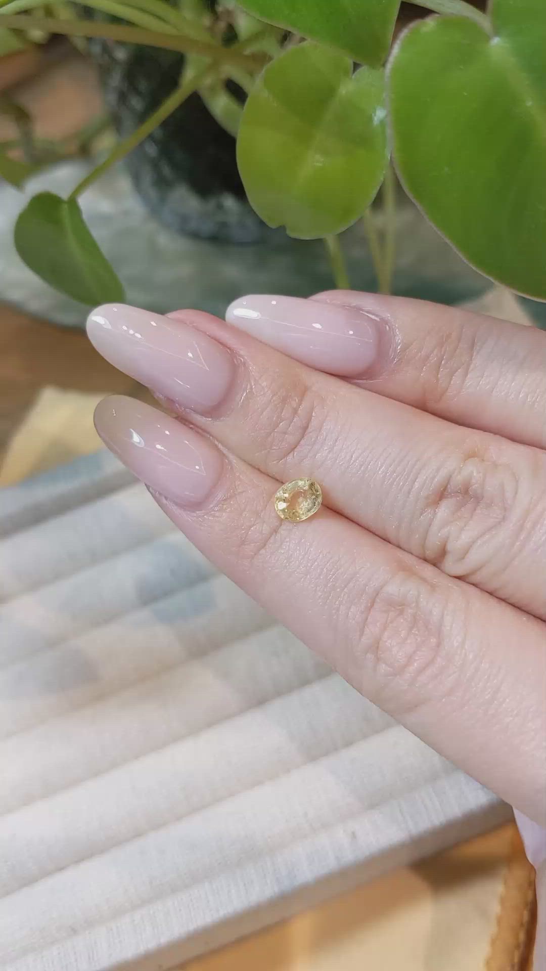 0.92 Ct. Mali Garnet from West Africa Size Video