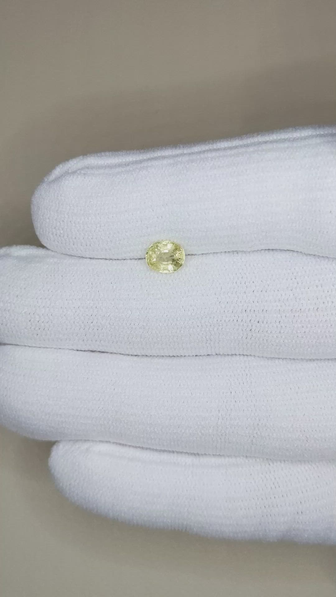 0.92 Ct. Mali Garnet from West Africa Size Video