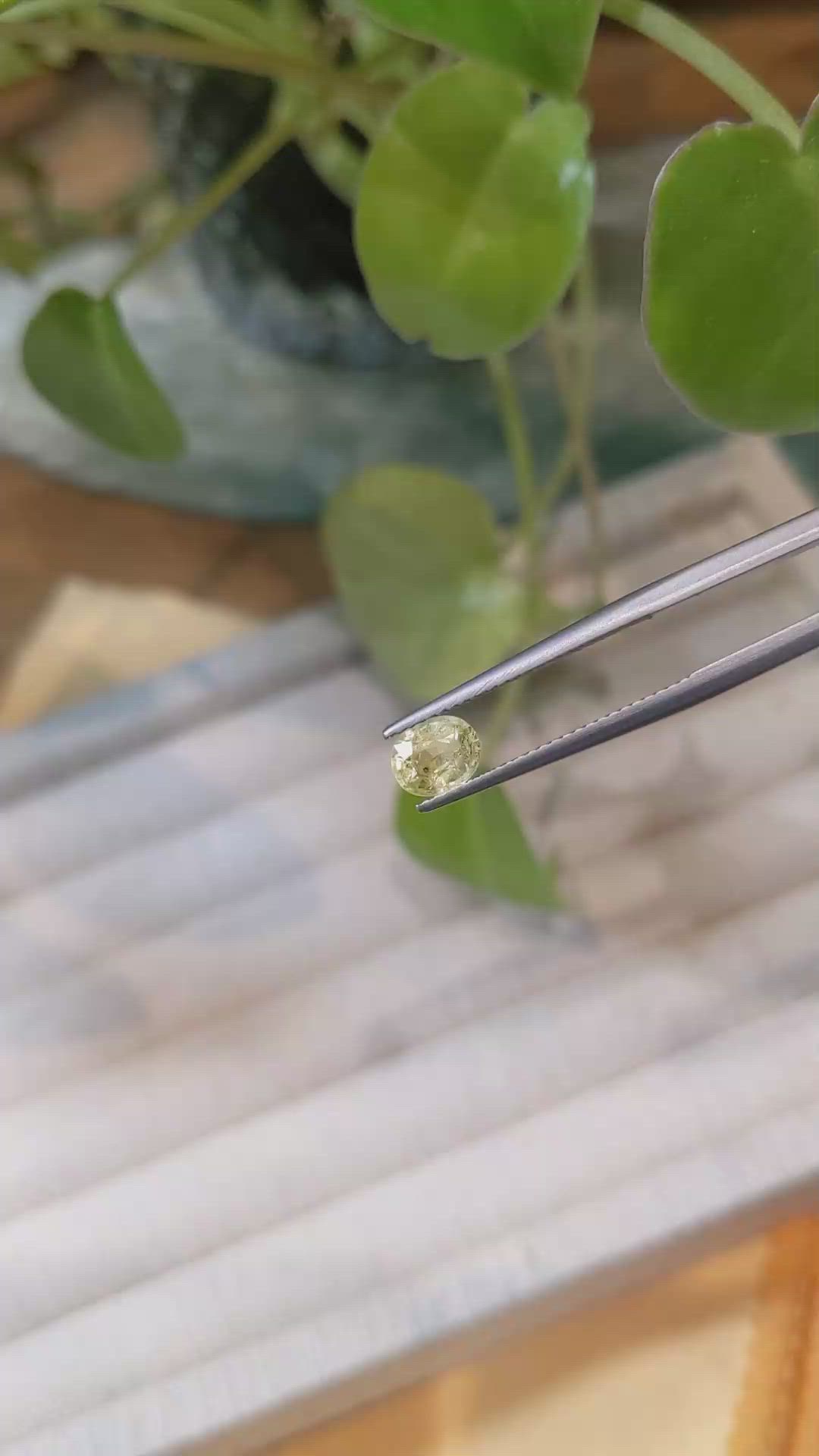 0.92 Ct. Mali Garnet from West Africa Size Video