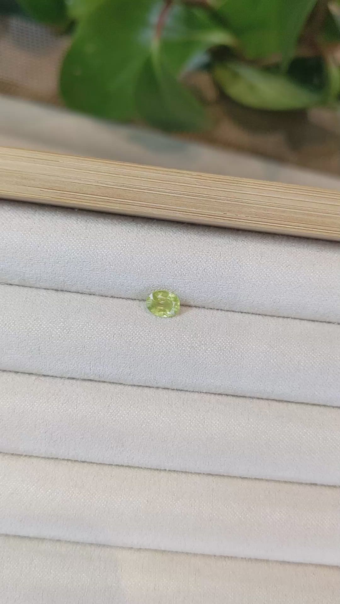 0.82 Ct. Mali Garnet from West Africa Size Video