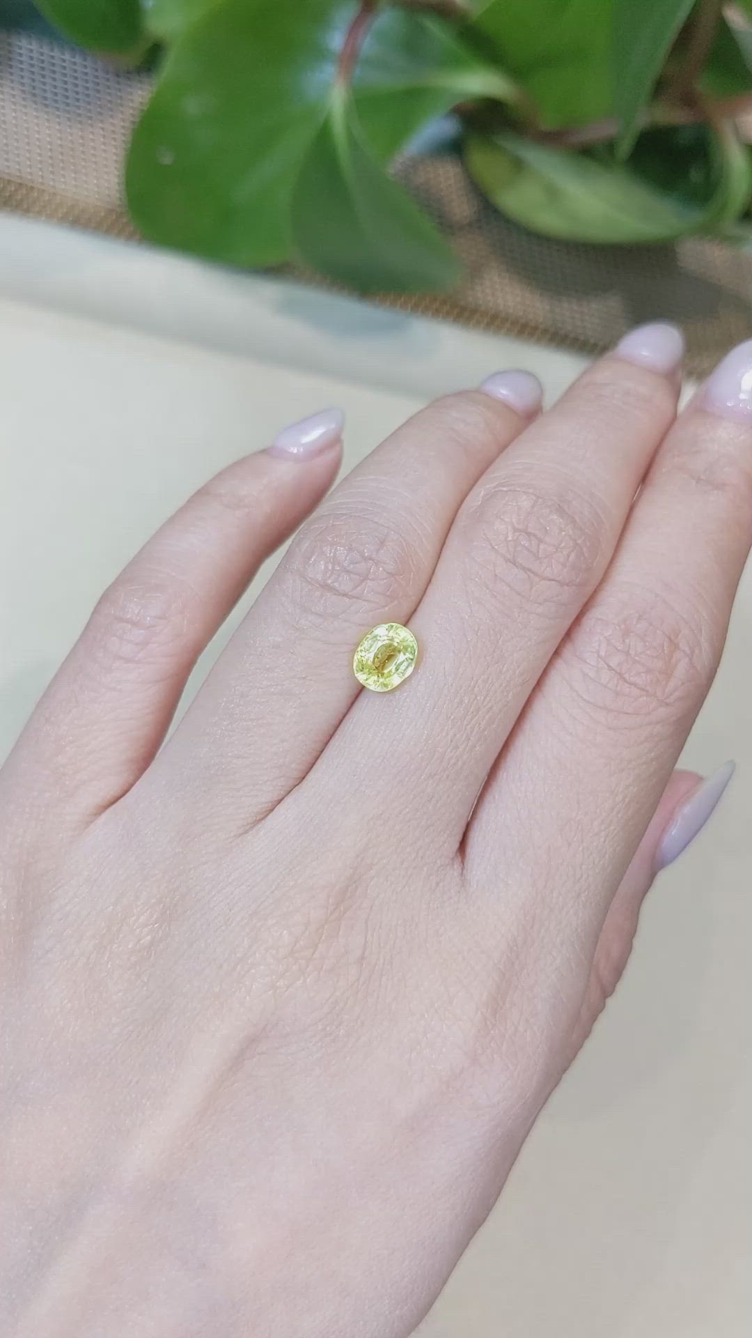 1.55 Ct. Mali Garnet from West Africa Size Video