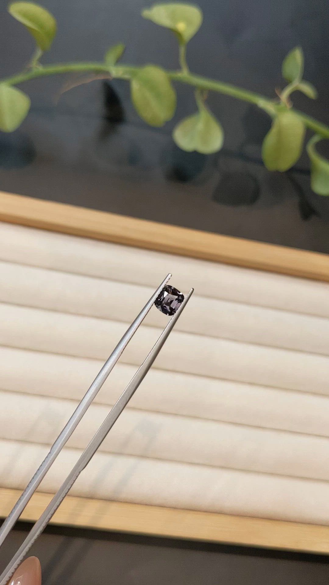 1.00 Ct. Purple Spinel from Burma (Myanmar) Size Video