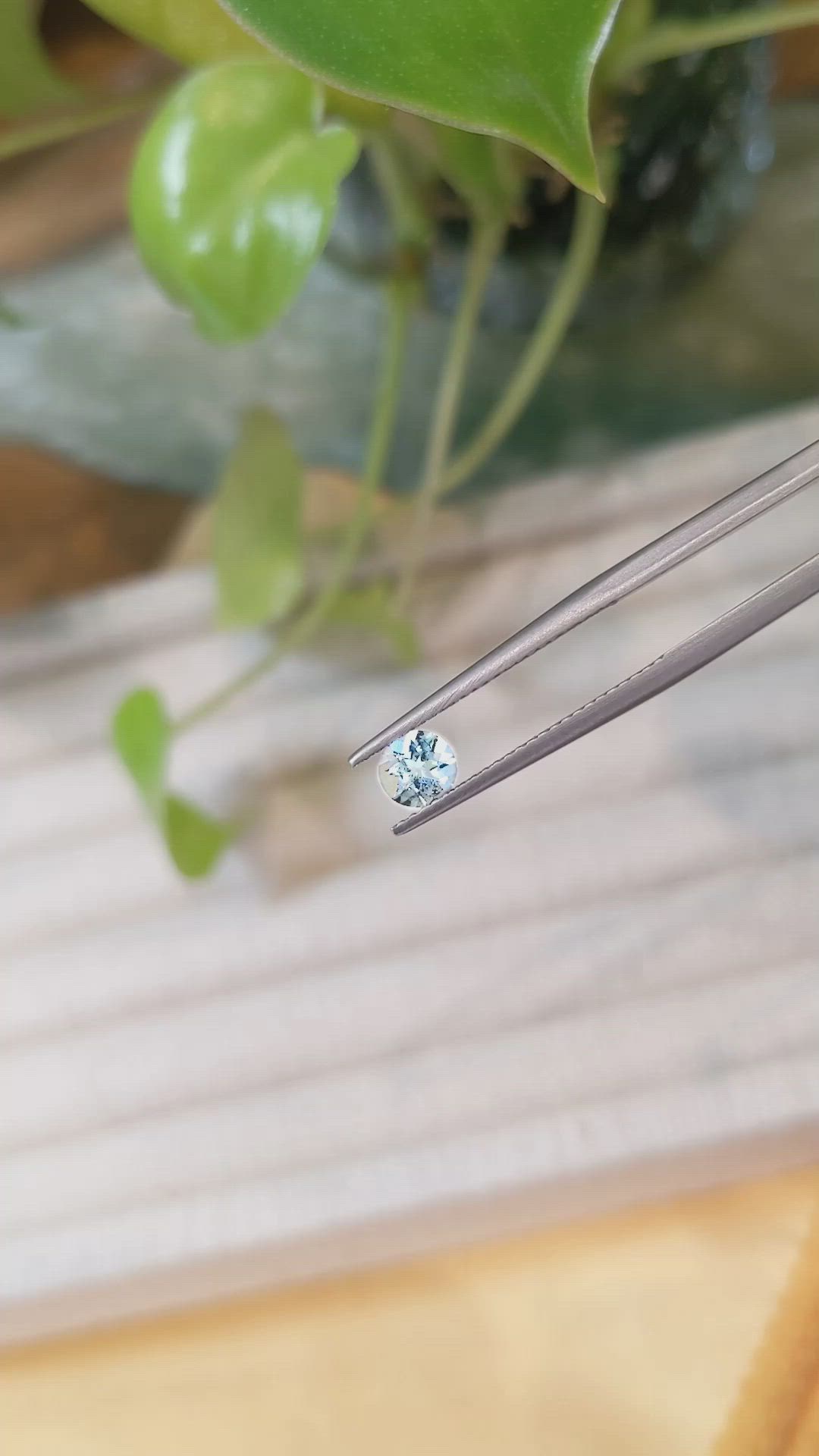 0.40 Ct. Aquamarine from Brazil Size Video