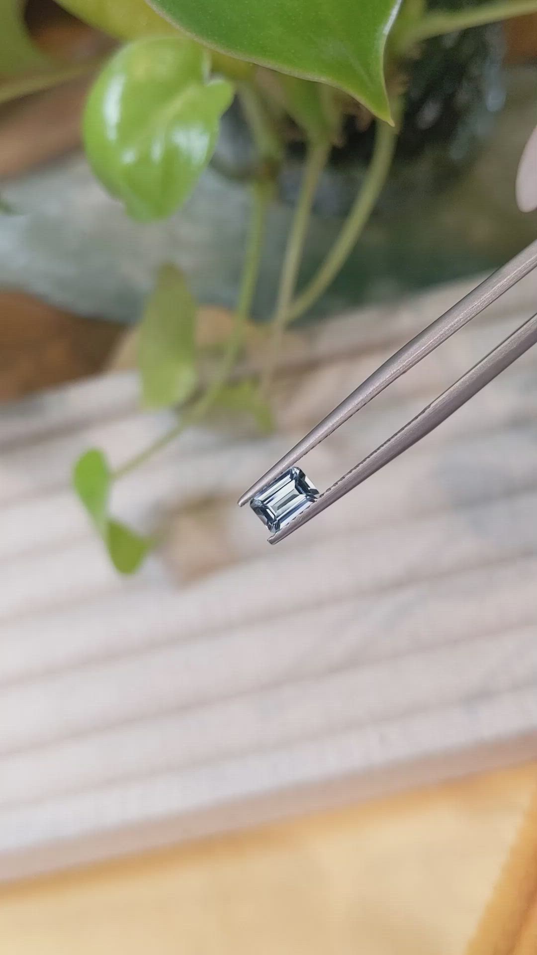 0.46 Ct. Aquamarine from Brazil Size Video