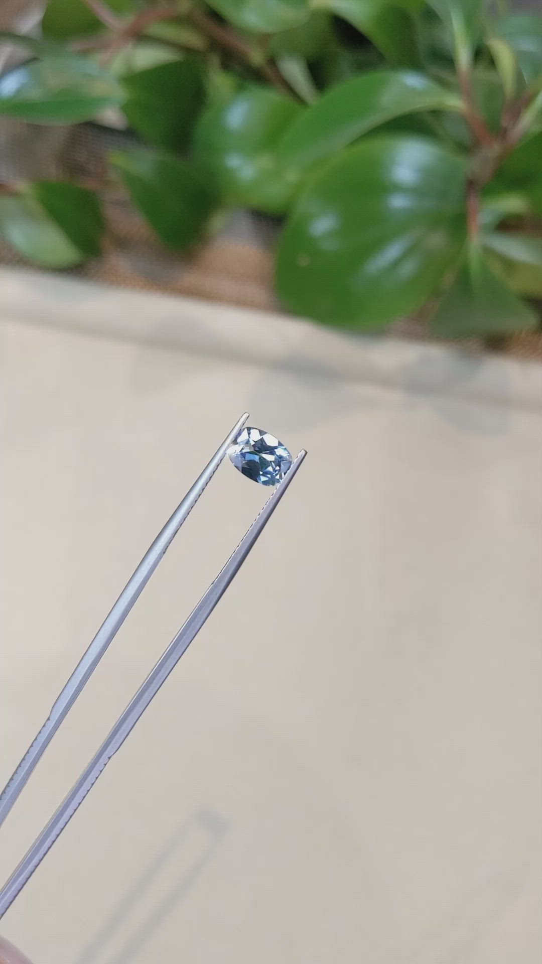 1.00 Ct. Aquamarine from Brazil Size Video