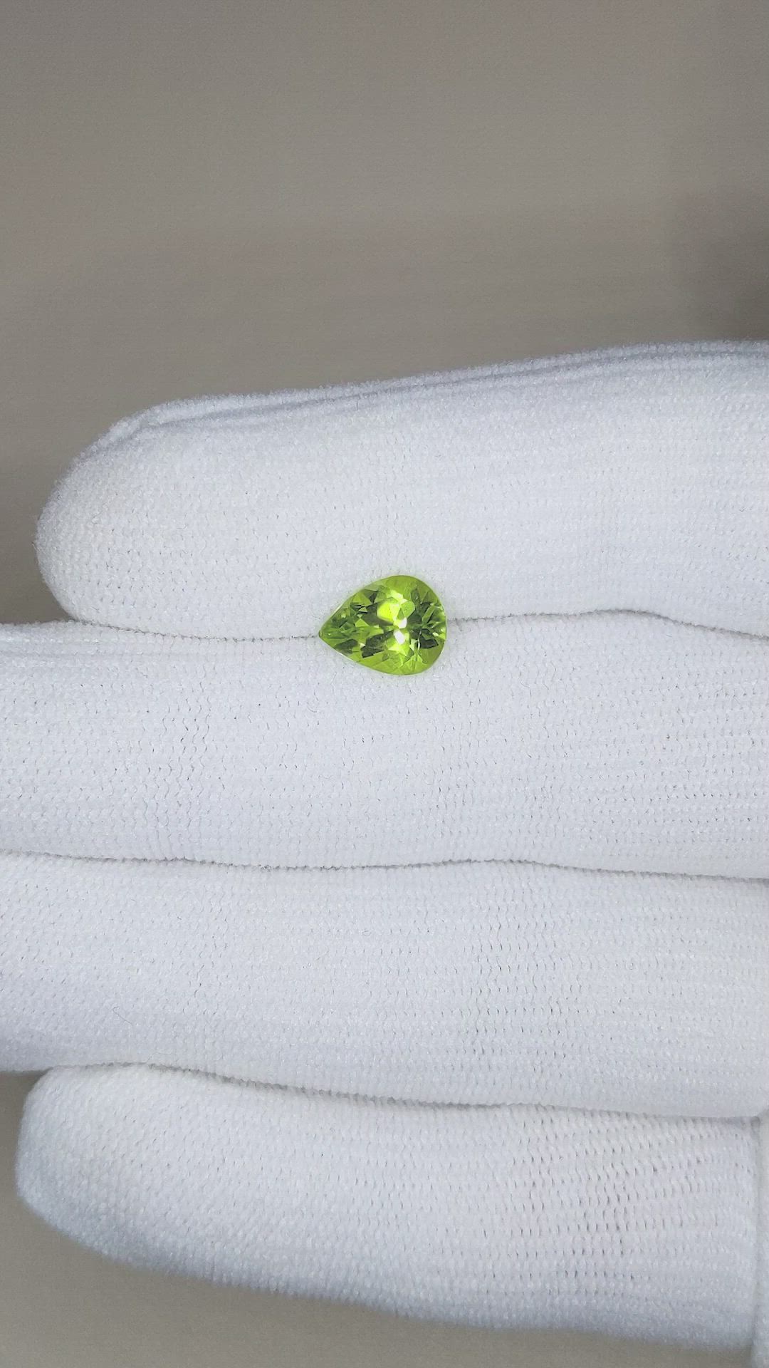 1.78 Ct. Peridot from Burma (Myanmar) Size Video