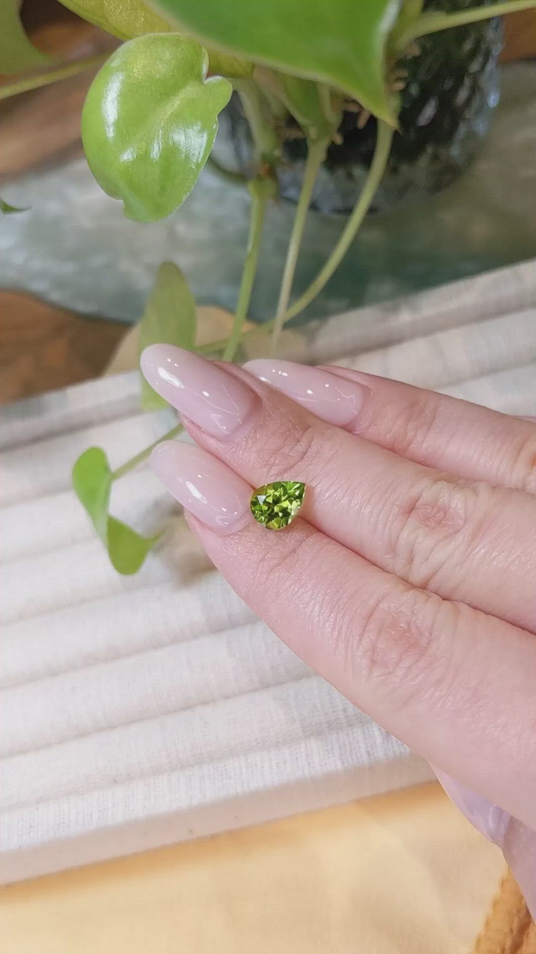 1.78 Ct. Peridot from Burma (Myanmar) Size Video