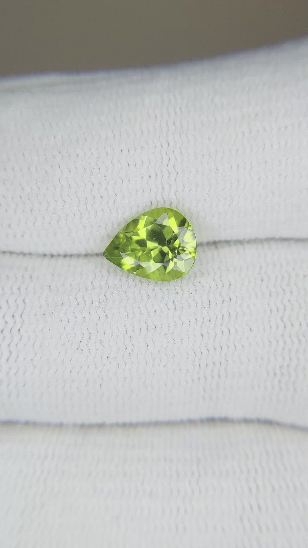 1.78 Ct. Peridot from Burma (Myanmar) Size Video