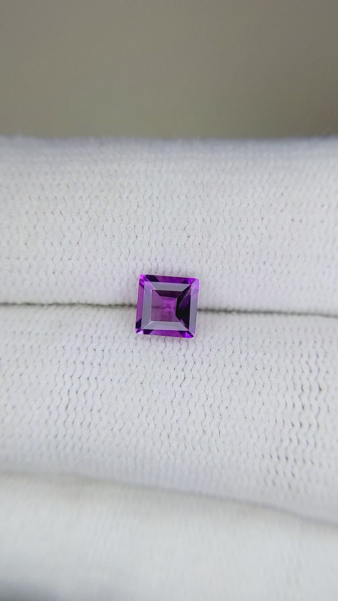0.55 Ct. Amethyst from Brazil Size Video