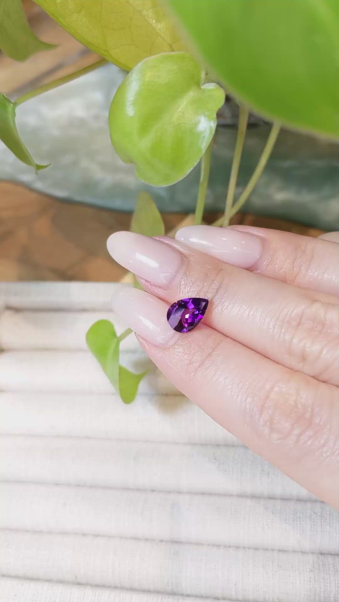 1.50 Ct. Amethyst from Brazil Size Video