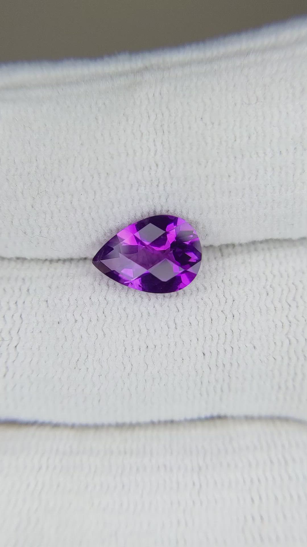 1.50 Ct. Amethyst from Brazil Size Video