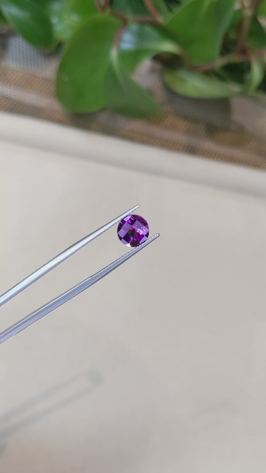 1.82 Ct. Amethyst from Brazil Size Video