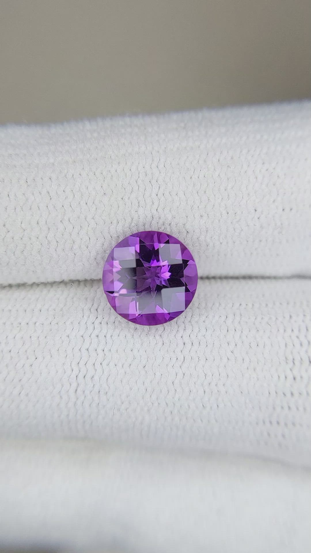 1.82 Ct. Amethyst from Brazil Size Video