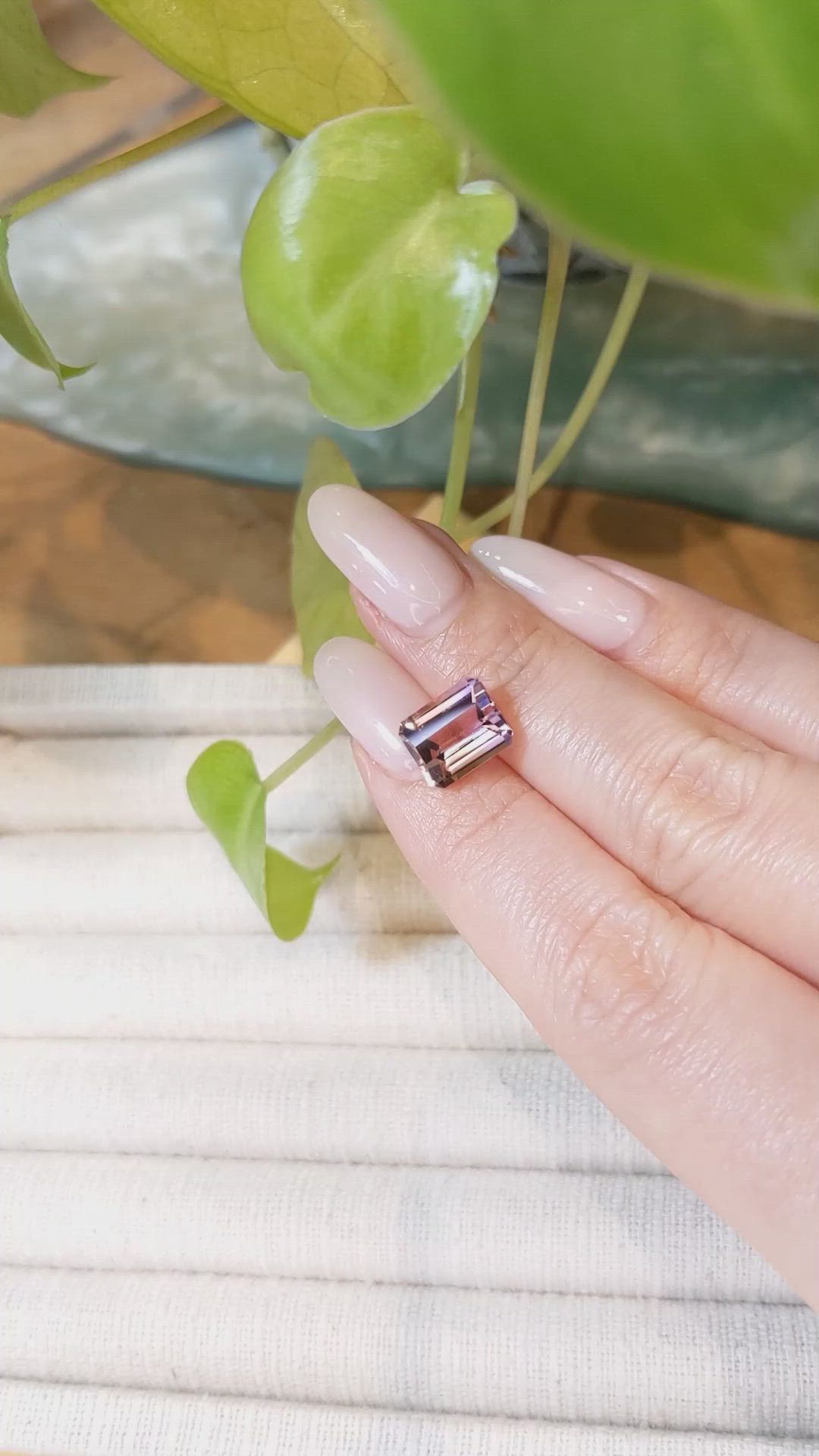 3.52 Ct. Ametrine from Brazil Size Video