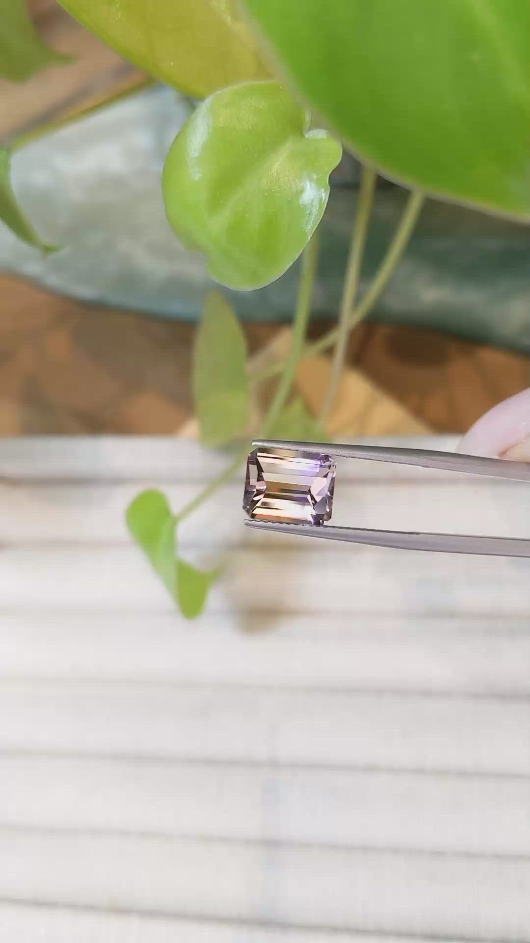 3.52 Ct. Ametrine from Brazil Size Video