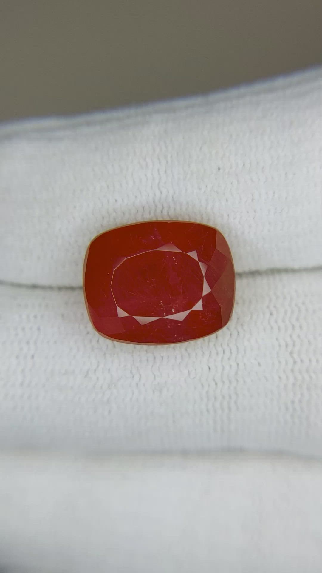 12.54 Ct. Rhodonite from Brazil Size Video