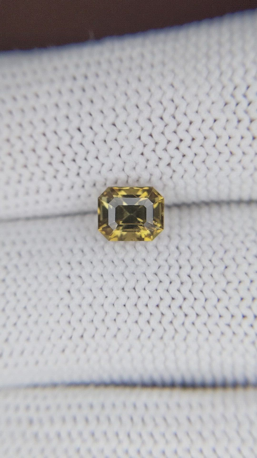 1.42 Ct. Greenish Yellow Chrysoberyl from Tanzania Size Video