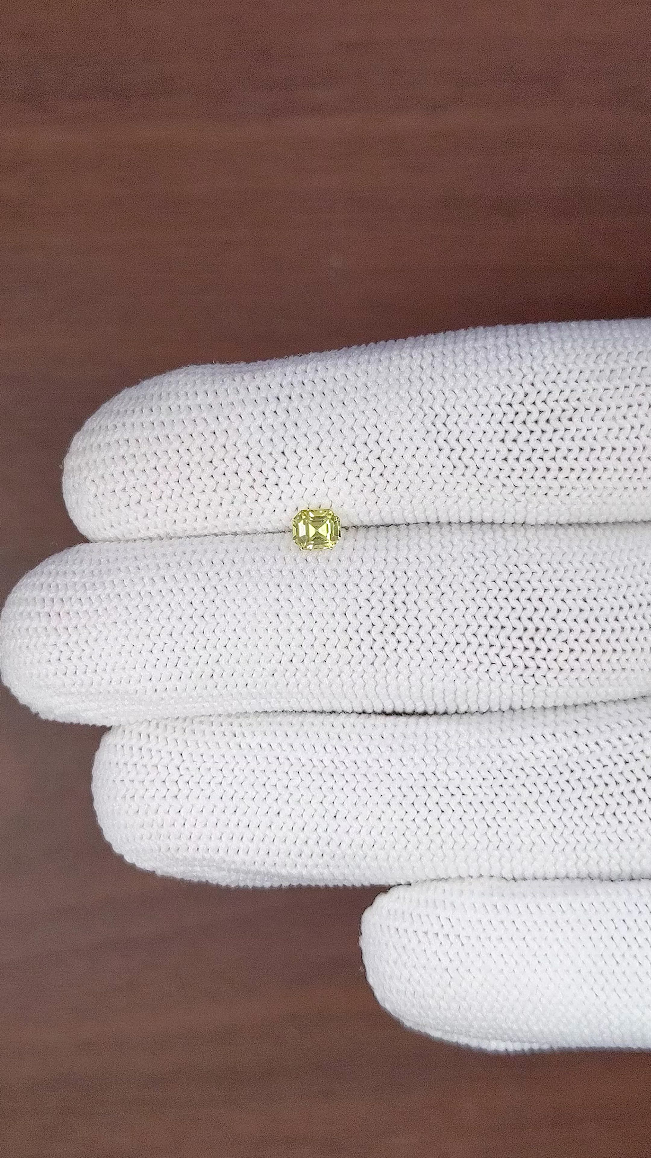 0.40 Ct. Greenish Yellow Chrysoberyl from Tanzania Size Video