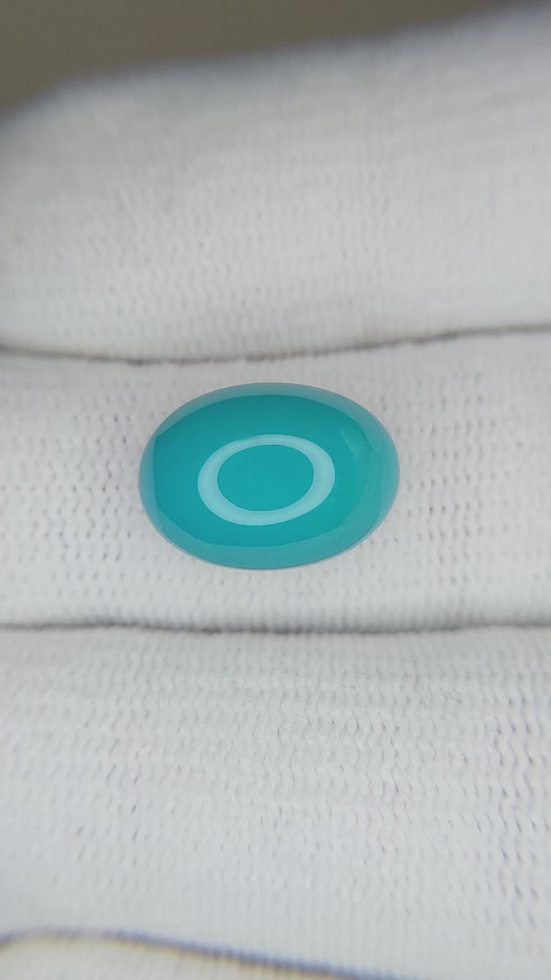 6.96 Ct. Cabochon Turquoise from USA Size Video