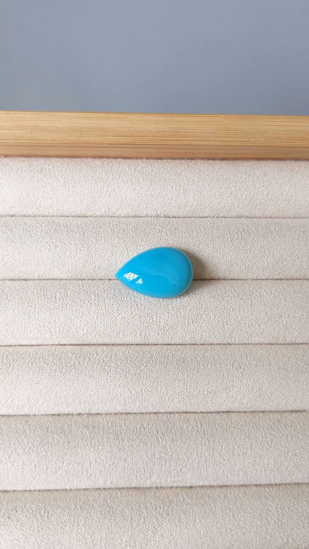 9.35 Ct. Cabochon Turquoise from USA Size Video