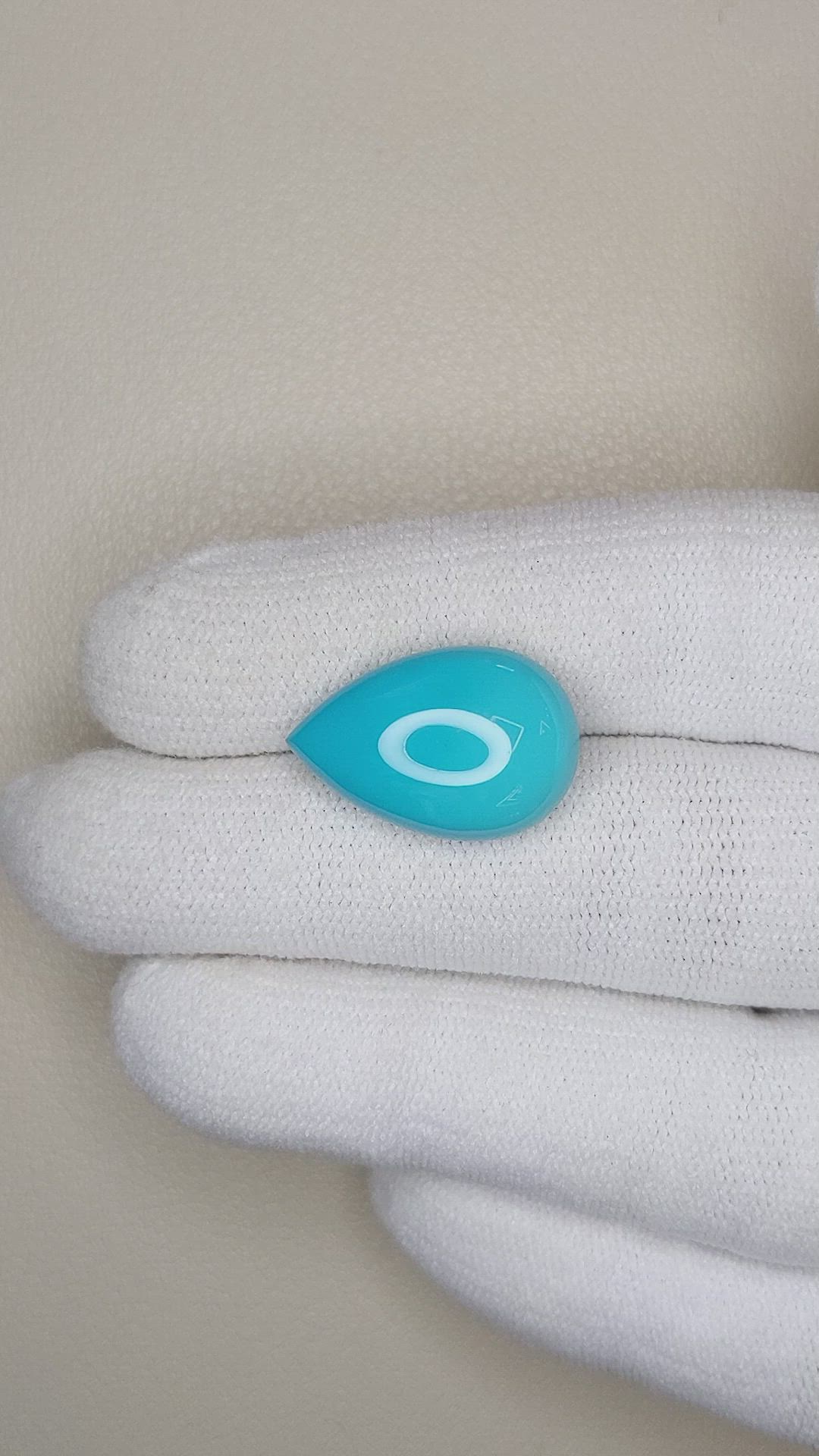 9.35 Ct. Cabochon Turquoise from USA Size Video