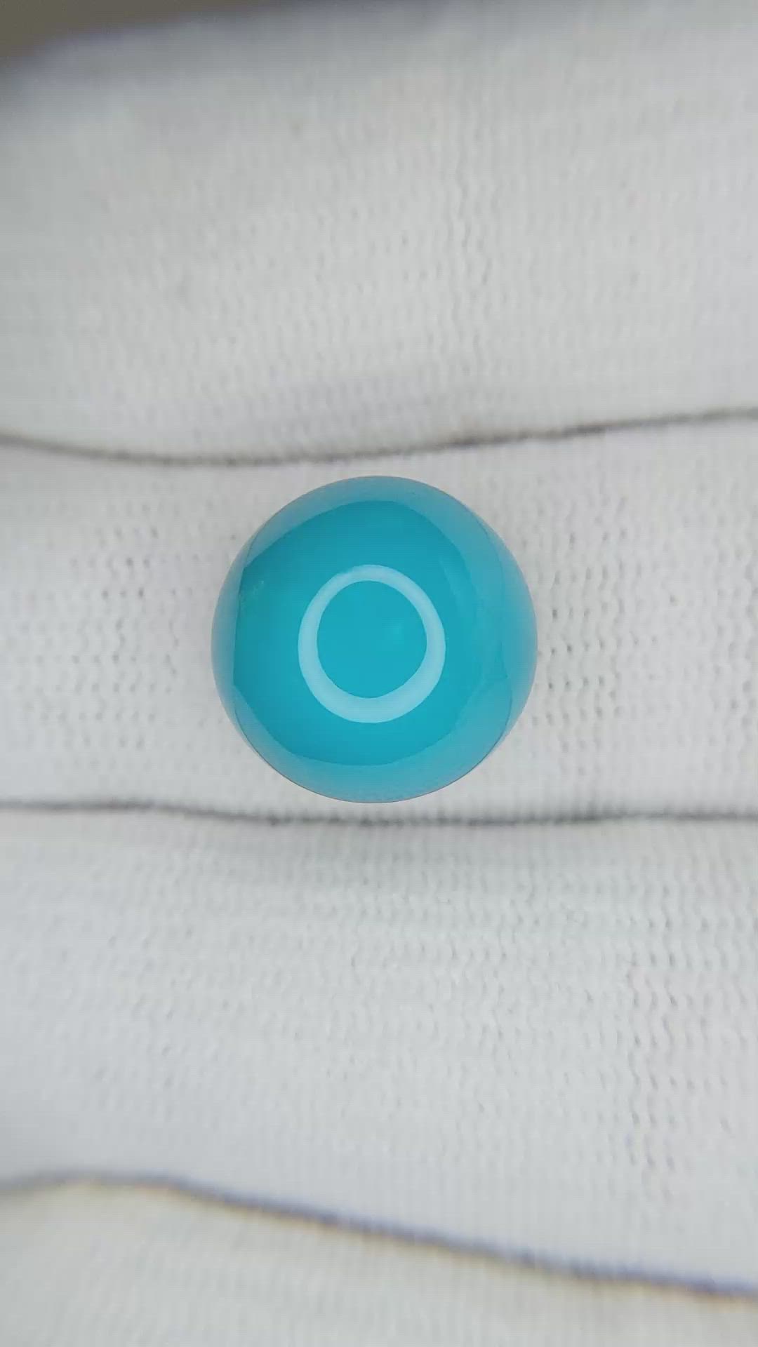 9.95 Ct. Cabochon Turquoise from USA Size Video