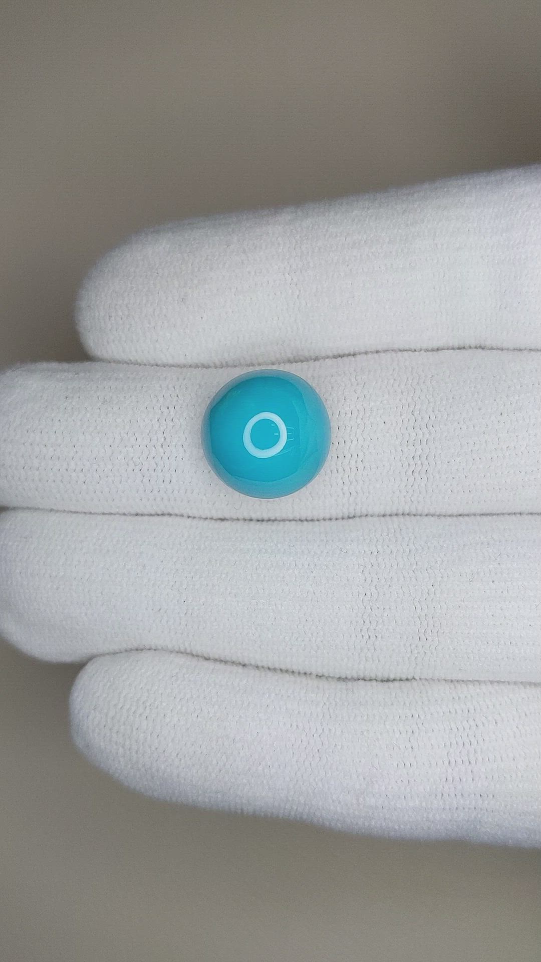 9.95 Ct. Cabochon Turquoise from USA Size Video