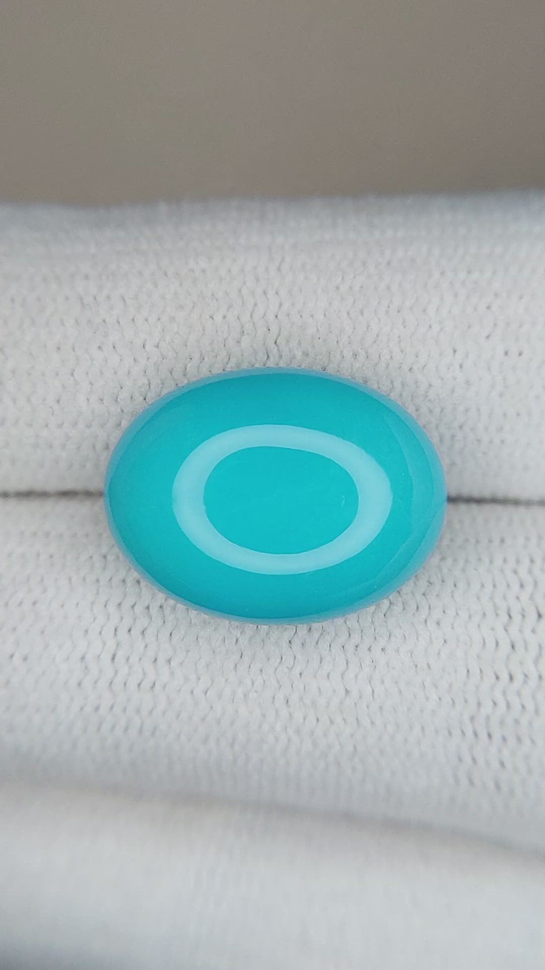 7.89 Ct. Cabochon Turquoise from USA Size Video