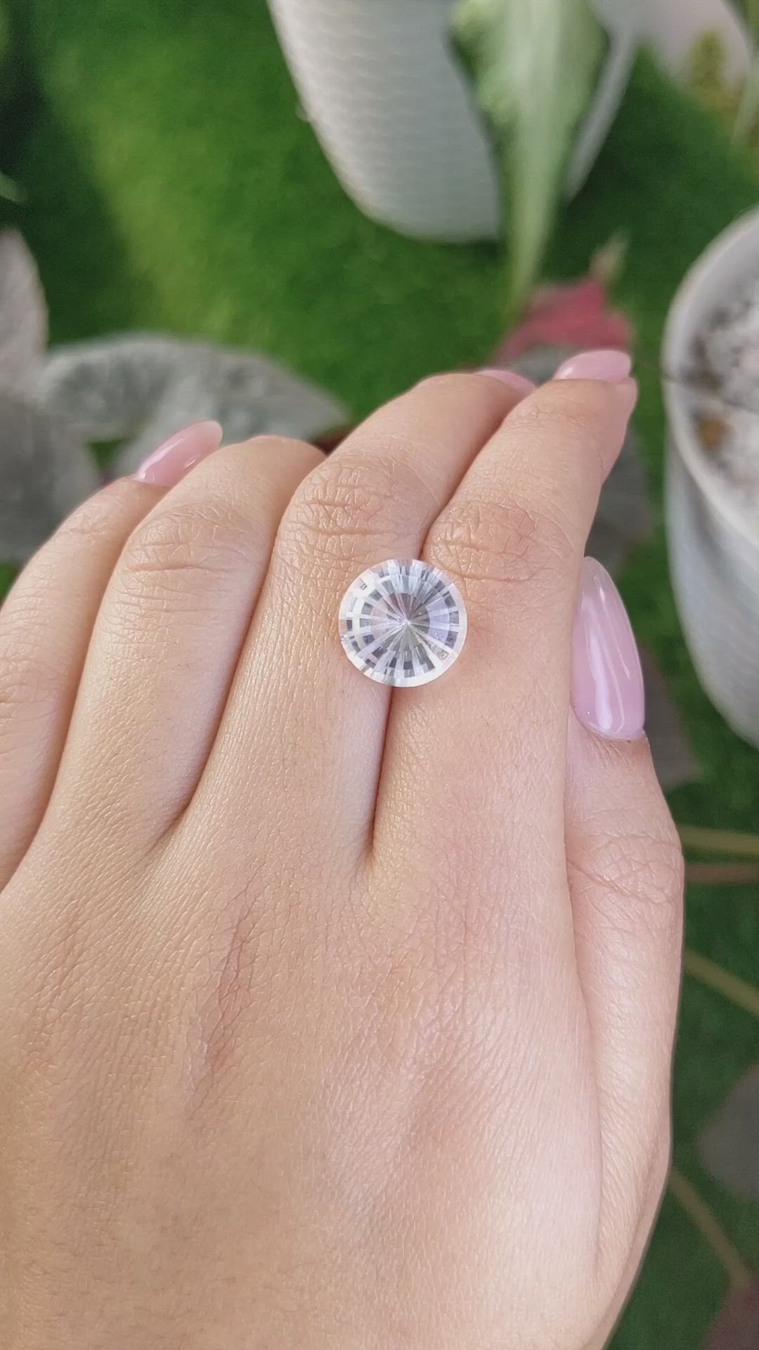 5.27 Ct. Quartz from Brazil Size Video