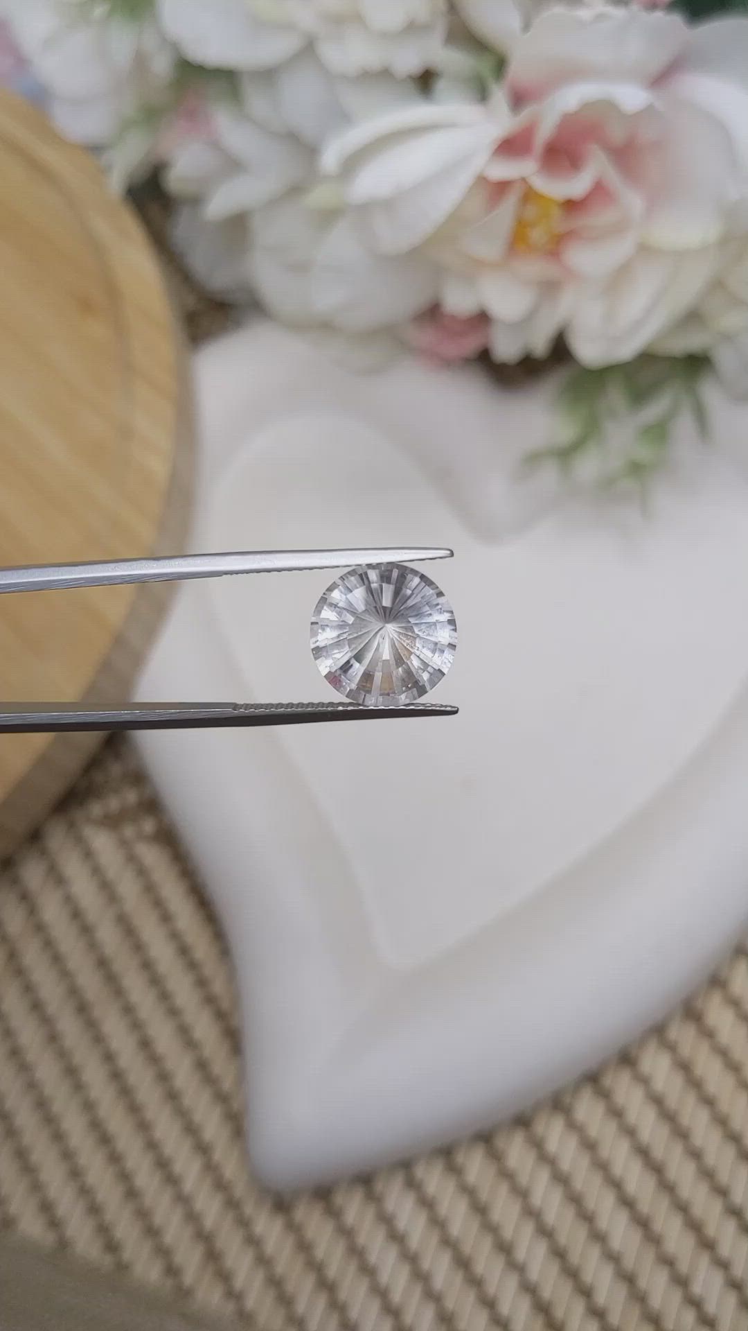 5.27 Ct. Quartz from Brazil Size Video