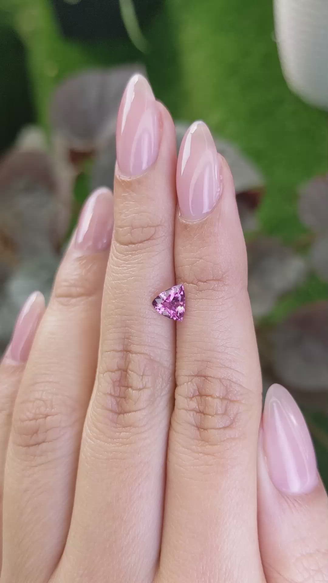 0.82 Ct. Malaya Garnet from Tanzania Size Video