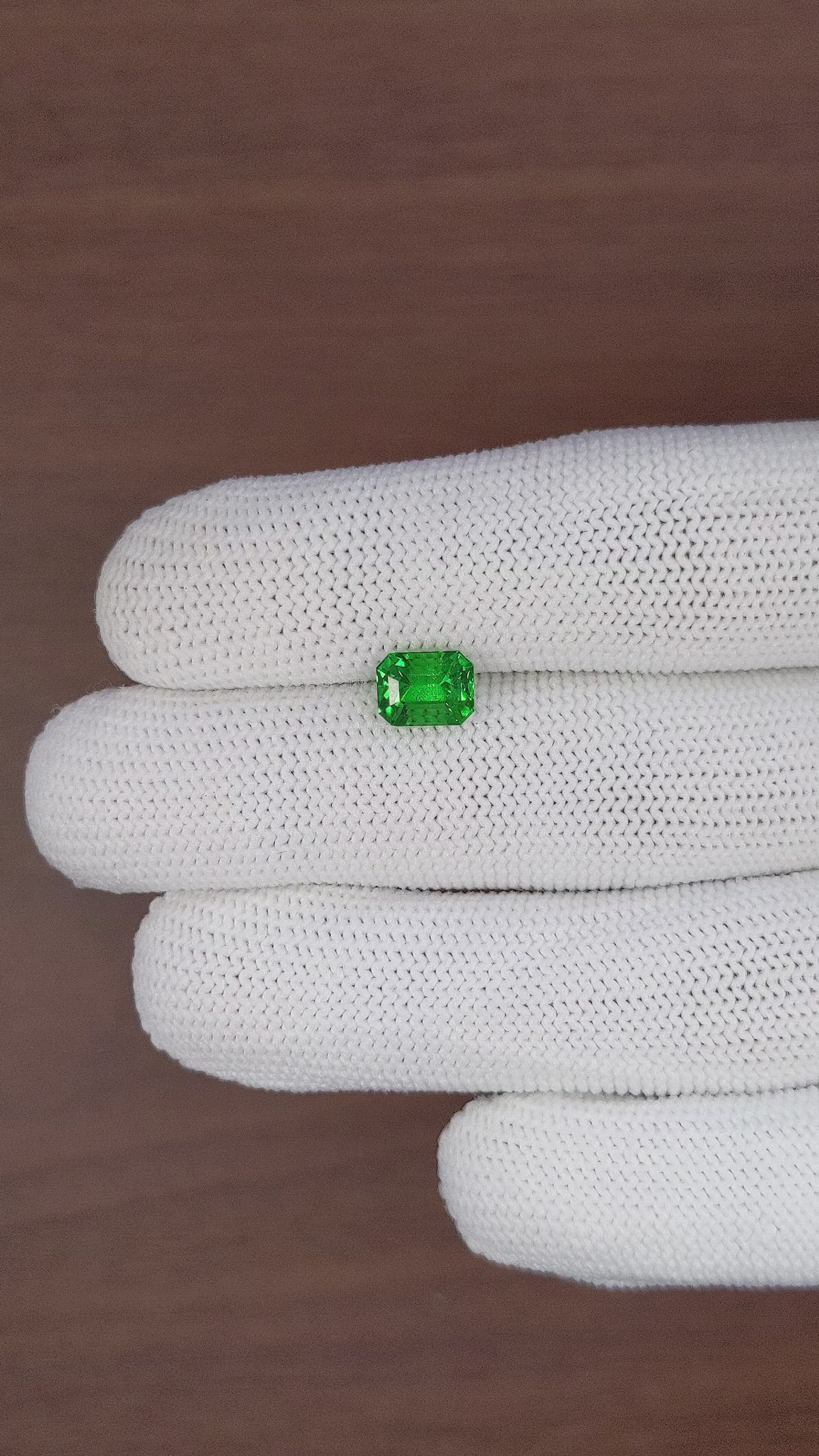 2.15 Ct. Tsavorite Garnet from Tanzania Size Video