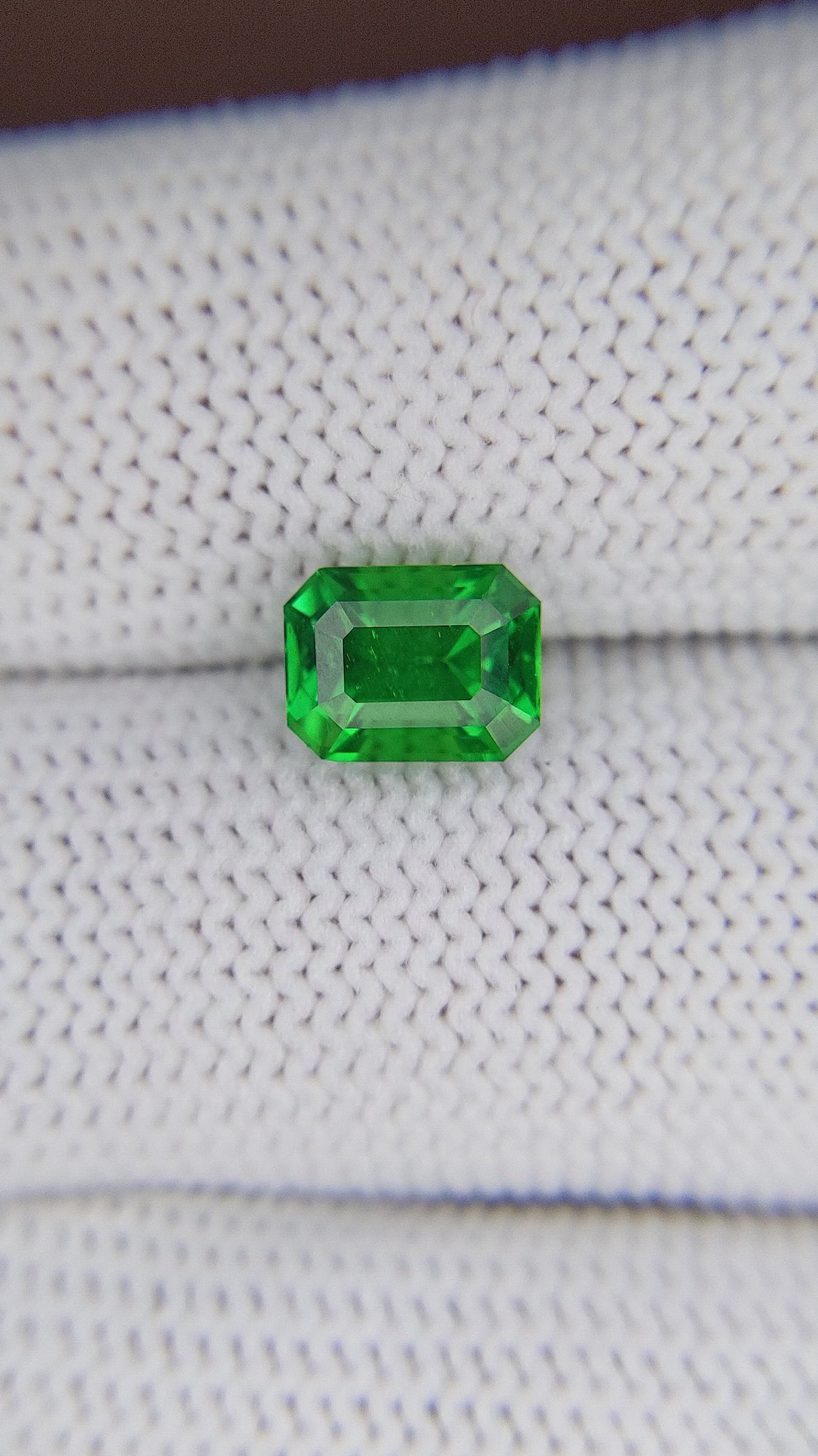 2.15 Ct. Tsavorite Garnet from Tanzania Size Video